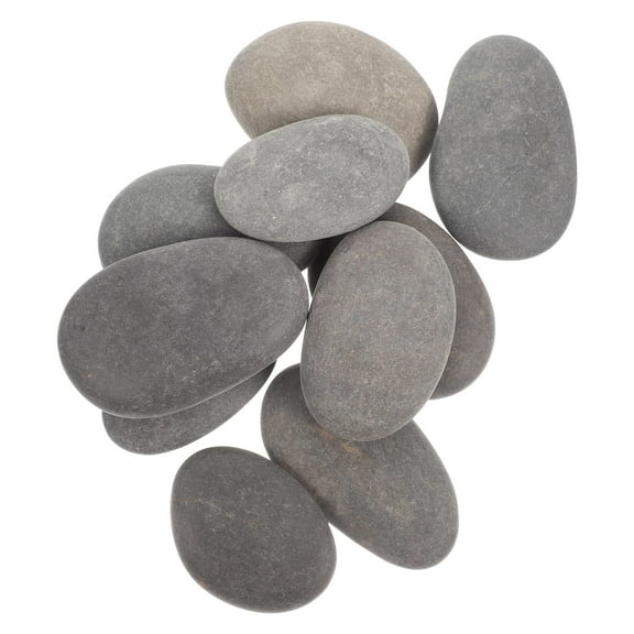 YUNLIGHTS Craft Painting Stones Grey Comfy Grasp Imagination Boost 10Pcs