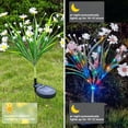 thumbnail image 3 of Luces solares para jardín, luces solares de flores, luces solares de flores al aire libre, decorativas solares impermeables, 3 of 6