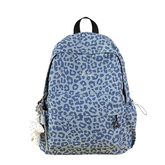 Leopard Print for Students Large Capacity Casual Travel Daypack School Bookbag