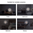 thumbnail image 3 of Yayeee LED Night Light for The Home Plug in With Light Sensors 2 Pack, Orange Geometric Circles, 3 of 6