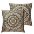 thumbnail image 2 of nygtbtfer Set of 2 Orange Throw Pillow Covers Pillow Covers Cushion Covers Ethnic Decorative Pillow Cases For Women Adults Men White, 2 of 6