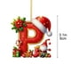 thumbnail image 3 of Adornos Navideños Colgantes con 26 Letras para Árbol de Navidad, Adornos Navideños Personalizados para Hacer Tú Mismo, Decoración Navideña, Decoración Colgante para Árbol de Navidad., 3 of 5