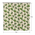 thumbnail image 5 of Cartoon Tractors Green Beige Pattern Shower Curtain 72"x72" ,Bathroom Decorative Shower Curtains Set with 12 Hooks,Modern Waterproof Washable Shower Curtain, 5 of 6