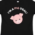 thumbnail image 4 of Inktastic I'm a Pig Deal Cute Pig Pun Boys or Girls Toddler T-Shirt, 4 of 5