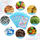thumbnail image 4 of 200 Piezas Bolsas HolográFicas Resellables, Bolsa de Mylar Una Prueba de Olores con Ventana Transparente para Almacenamiento de Alimentos Recuerdo de Fiesta Negocios, 4 of 6