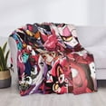 thumbnail image 3 of Hazbin Hotel Comedy Animated Flannel Blanket Cozy Ultra-Soft Micro Throw Blanket For Bed Sofa Couch Car Office Camping Travel All Season Fleece Blanket 50"x40", 3 of 8