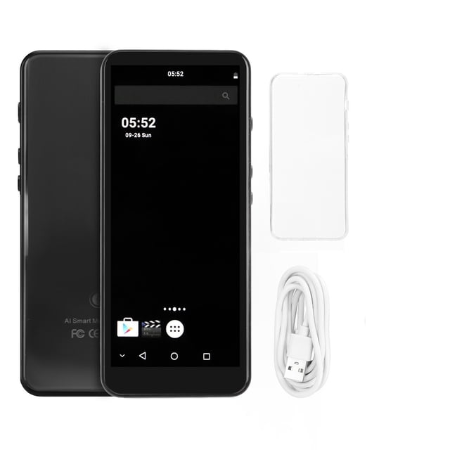 Reproductor MP4 de 5.0 pulgadas con pantalla táctil HD, Bluetooth, WiFi, reproductor de música portátil para deportes, estudio, correr, 128 GB