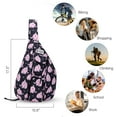 thumbnail image 4 of Duryarhall Crossbody Sling Backpack Sling Bag Travel Hiking Chest Bag Daypack, 4 of 4