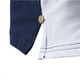 thumbnail image 5 of Polo 100% de algodón con bordado de insignia para hombre, Polos de manga corta con retazos para hombre, ropa de verano de calidad para hombre, 5 of 5