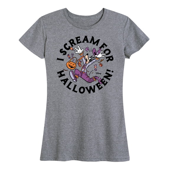 Mickey & Friends - I Scream For Halloween - Women's Short Sleeve Graphic T-Shirt