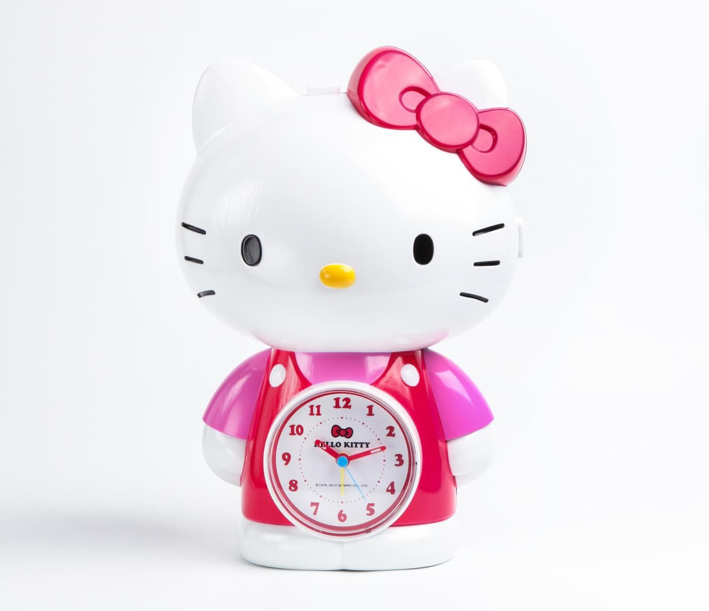 Kawaii Hello Kitty Alarm Clock Table Desk Clocks Birthday Gift For Kid 