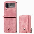 thumbnail image 3 of Galaxy Z Flip 4 Wallet Case with Card Holder【2 in 1 Detachable】【 Zipper Wallet】, Slim Fit Retro PU Leather Protective Flip Phone Cover for Samsung Galaxy Z Flip 4 5G 2022, 3 of 7