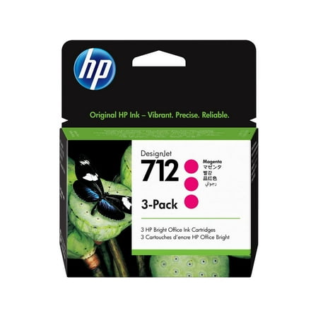 UPC: 0193905352876 | HP 712 Original Ink Cartridge Magenta 3ED78A