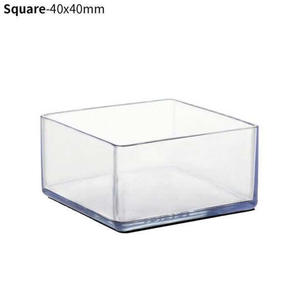 BAMILL 12 X Rubber Chair Leg Cap Square Covers Furniture Table Feet