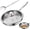 26cm, variant on Titanium Steel Pan - Nonstick Frying Pan with Lid and Spatula, Durable Kitchen Cookware | Frying Pot for Cooking, Searing, Baking, Steak, Fish, Camping, Restaurant, Home Kitchen Gadgets