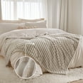 thumbnail image 4 of U by Bedsure Fleece Throw Blanket for Couch - Super Soft Cozy Blankets for Women, Girls, 50x60 inches Linen, 4 of 7
