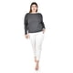 thumbnail image 5 of Sueter de cuello barco Roman Fashion /Tallas Extras, 4013 (Gris obscuro) gris oscuro 38, 5 of 6