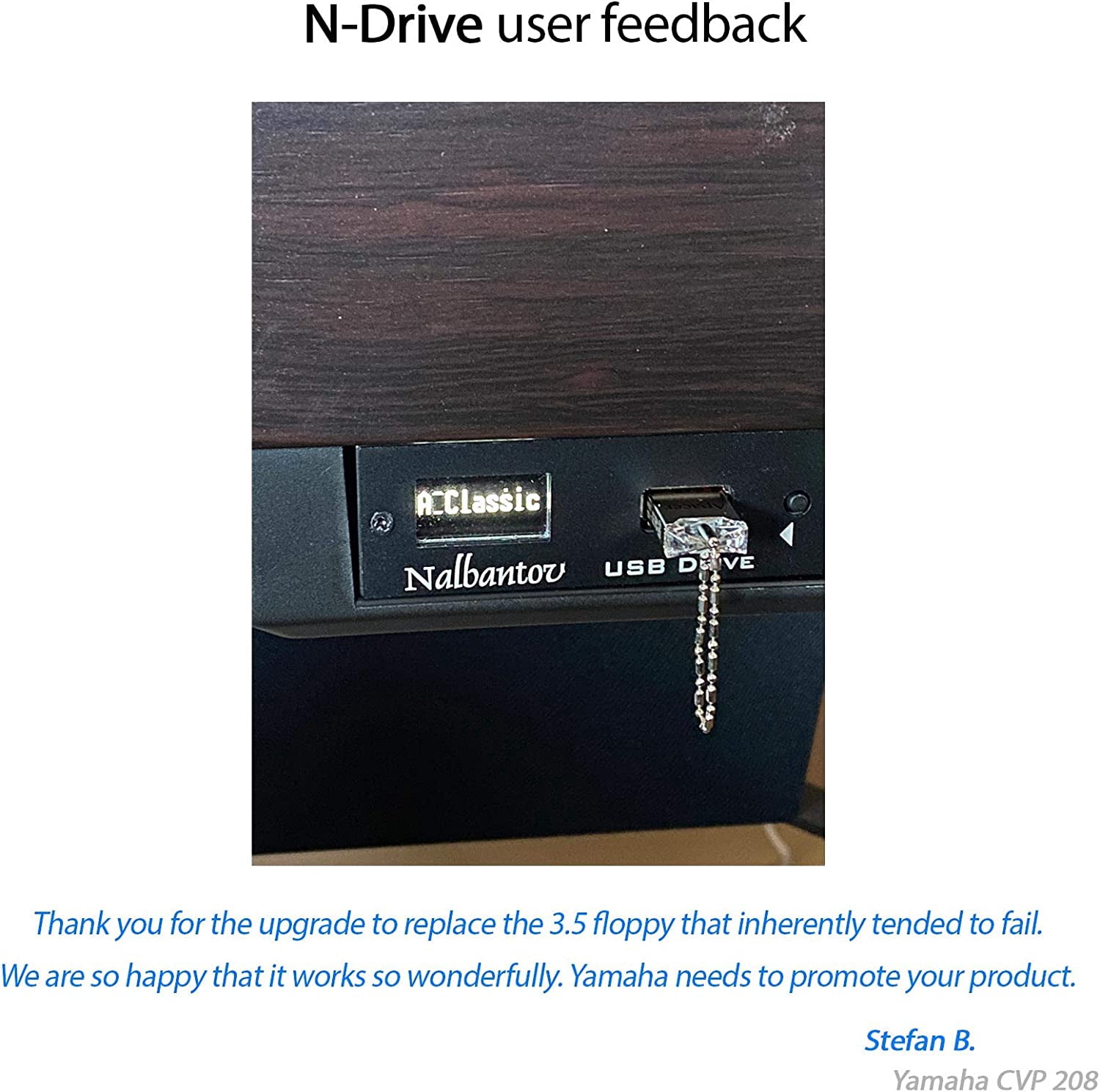 USB Emulator Nalbantov N-Drive Extreme for Yamaha CVP208, CVP210