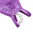 WTXUE Panties for Women | Thong Pendant Lady Pearl V-String Women Low ...