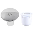 thumbnail image 2 of Shower Waste Trap Cover, Chromate Prevent Hair Clogging Simple Installation Prevent Sewage Shower Drain Cover Fast  Easy Cleaning  for Bathroom, 2 of 8