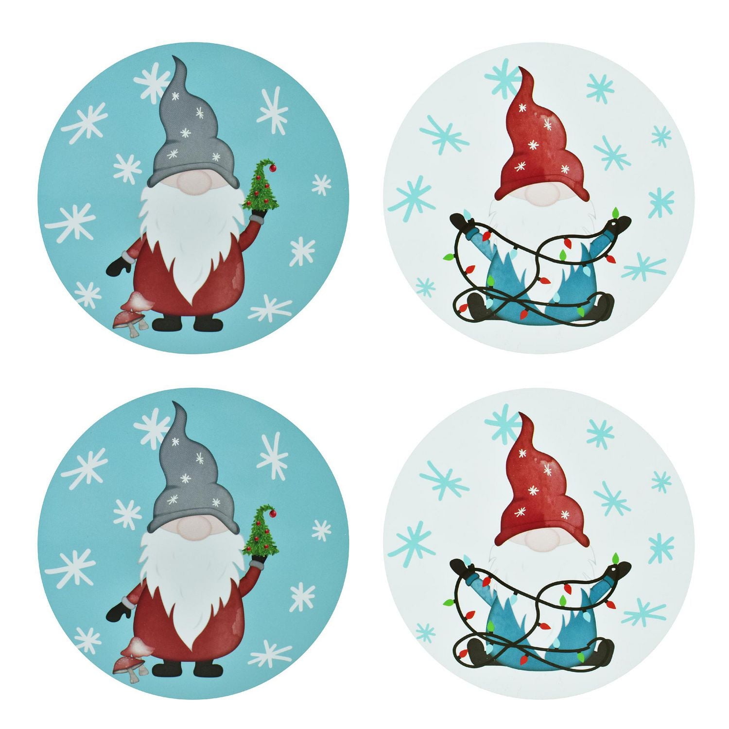 HOLIDAY TIME 4 PACK COASTERS