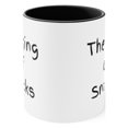 thumbnail image 2 of Grandpa Gifts Two-Tone 11oz Mug "The King of Snacks", 2 of 4