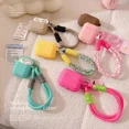thumbnail image 7 of Ins Luxury Silicone Case for Airpods 1 2 3 4 and Pro with Lanyard Dopamine Solid Color Fashionable Earphone Protective Case (C3-pink,For airpods 3), 7 of 7