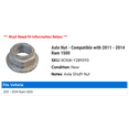 thumbnail image 2 of Axle Nut - Compatible with 2011 - 2014 Ram 1500 2012 2013, 2 of 2