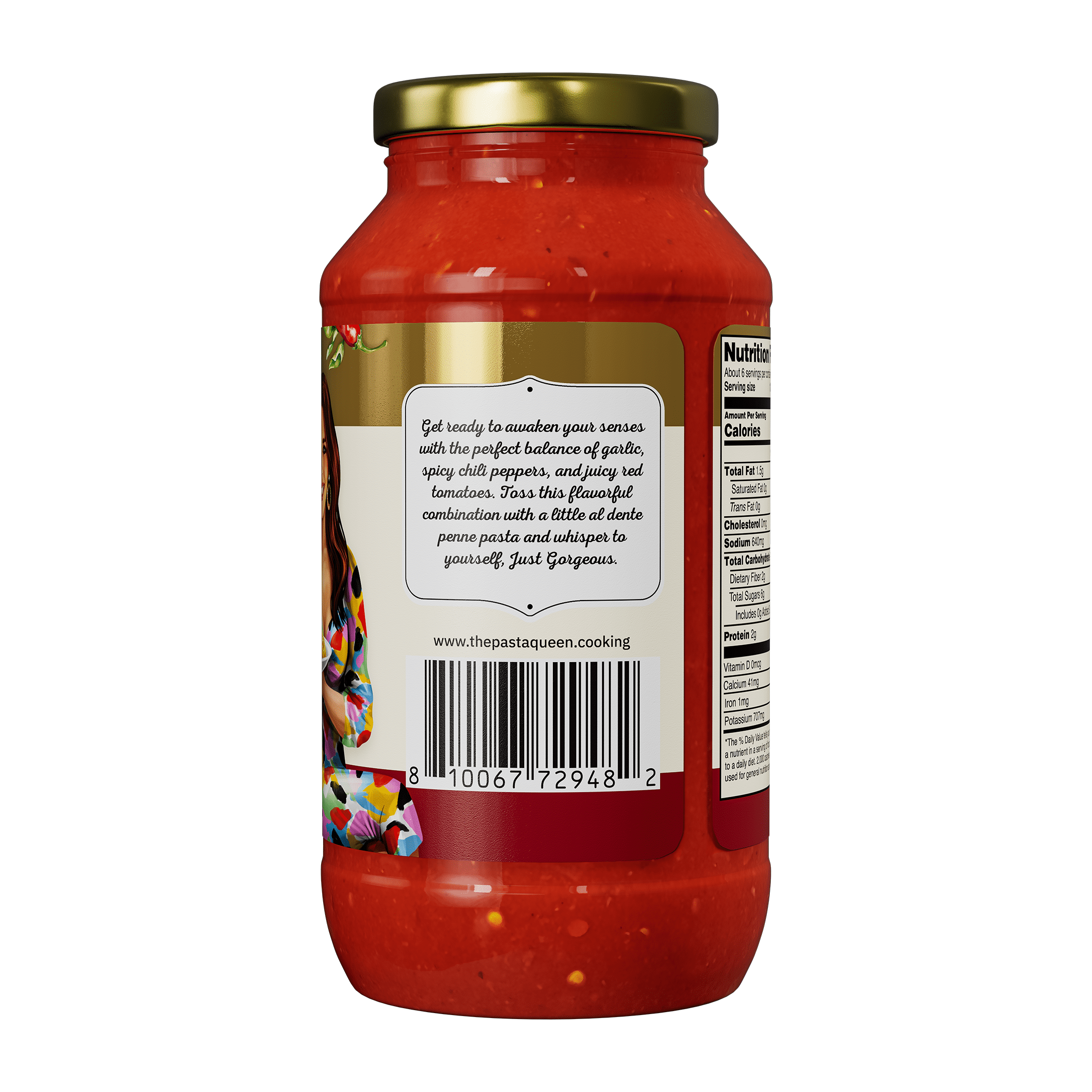 (2 pack) The Pasta Queen Arrabbiata Sauce, 24 oz Jar