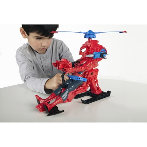 spider man web copter toy