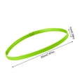 thumbnail image 3 of Hair Rope Bradem Striped Headband, Sports Hair Band Elastic Thin Headband Yoga Workout Headband, Fitness Headband for Men and Women, Sweat-Wicking Sports Headband, Fluorescent Green, 3 of 3