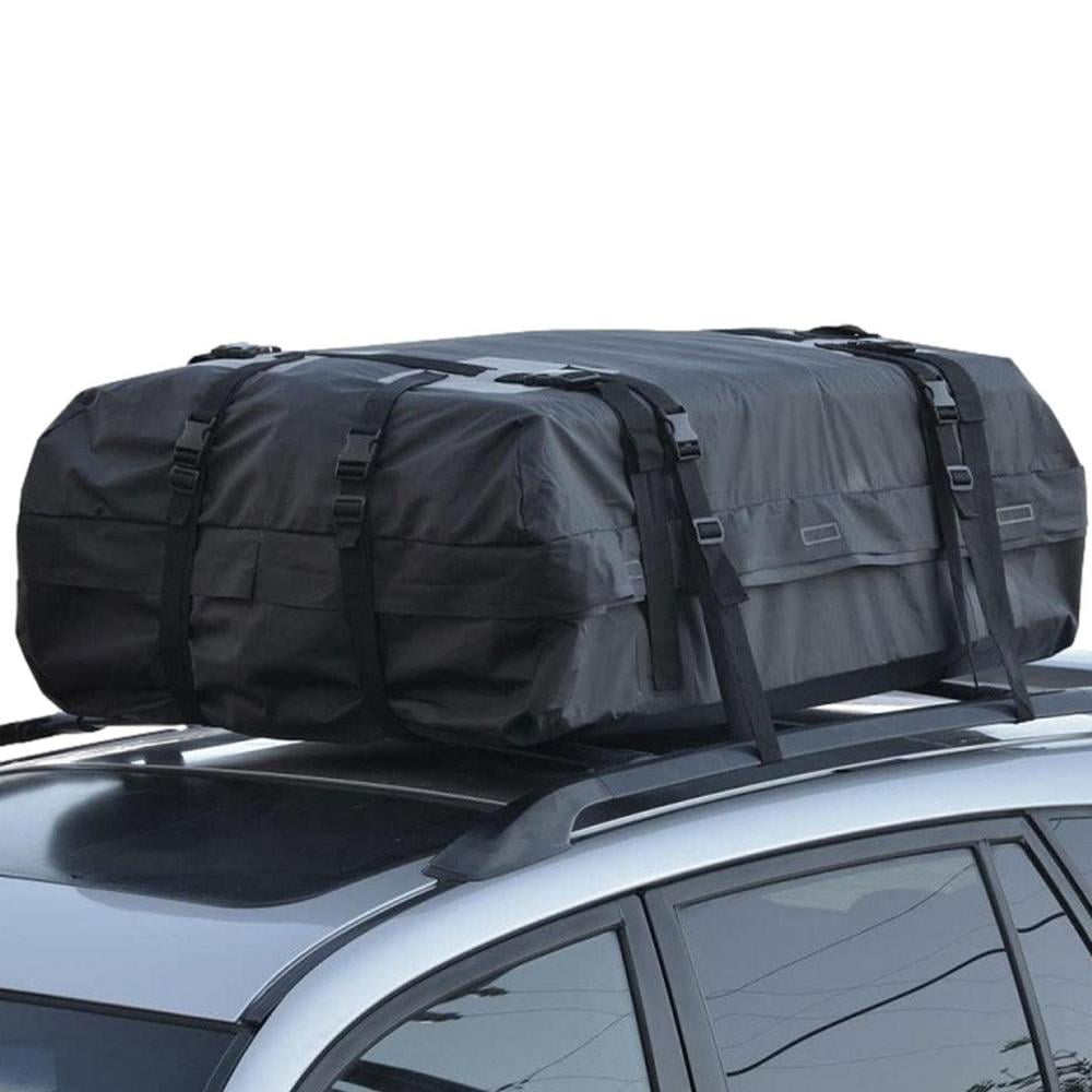 Roof Rack Cargo Carrier, 15 Cubic Feet Car Cargo Roof Bag In Foldable  Design