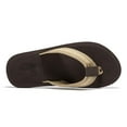 thumbnail image 5 of WOTTE Men's Classical Comfortable II Flip Flops Nylon Beige Size 10, 5 of 7