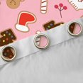 thumbnail image 4 of Castle Fairy Gingerbread Man Black Out Curtains for Kids,Gingerbread Man Curtains Pack of 2 (42x63 Each),Festival Xmas Bedroom Curtains,Ultra Soft Home Decor, 4 of 6
