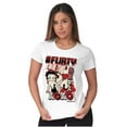 thumbnail image 3 of Kanji Betty Boop Hashtag Flirty XOXO Women's Plus Size Shirt Brisco Brands 2X, 3 of 5