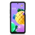 thumbnail image 3 of Case for LG K52 Brushed Texture Slim Hybrid Shockproof Dual Layer Hard PC & TPU Silicone Armor Rugged Protective Cover for LG K52 by Xcell - Black, 3 of 6