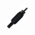 thumbnail image 1 of 24-111-0 - RCA PLUG INLINE SOL PLAST BLK avec Dégraissage (2 pcs/pkg), 1 of 1
