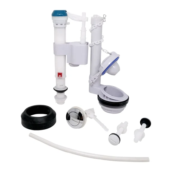 QUEST -Toilet Repair Kit 2Inch Flush Valve Fill Valve Tank To Bowl Gasket Toilet Handle