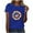 Blue, variant on Feancey Fourth of July Shirts for Women Sunflower Print Short Sleeve Tops Holiday Casual American Flag Graphic Tees Beige L