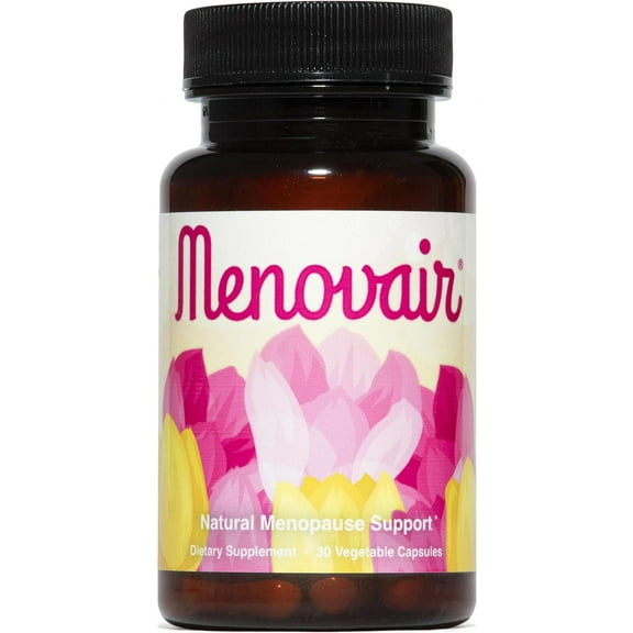 Menovair - Natural Menopause Support Supplement - Non-GMO, Vegan, Gluten-Free