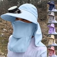 thumbnail image 4 of Xfvqtps Men Women Solar Power Fan Hat Cooling Sun Hat with Sun Visor Detachable Flap Camping Beach Hats with Fans USB Charging Summer Hats, 4 of 4