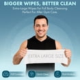 thumbnail image 6 of Face Body Wipes for Men 120 Total (4 Packs 30 Wipes) Travel Cleansing Wet Wipes, 6 of 6