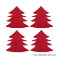 thumbnail image 3 of Toystoory 4 unidades/juego de vajilla para árbol de Navidad, soporte de almacenamiento, bolsa para cubiertos, decoración, dinero en efectivo, tenedor, Kits de decoración para fiestas Rojo Toystoory HA068283-01B, 3 of 6