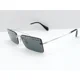 thumbnail image 2 of MIU MIU SMU 59T RECTANGULAR SUNGLASSES BLACK/SILVER 58-18-140 USED*, 2 of 5