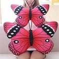 thumbnail image 6 of Butterfly Shaped Pillow Decor Soft Throw Pillow Colorful Animal Print 3D Butterfly Cushion for Bed Couch Living Room Bedroom, 6 of 9