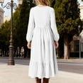 thumbnail image 3 of Posijego Big Girls Tiered Maxi Dresses Spring Long Sleeve Flowy Tiered Dress Casual Fall Dresses with Pockets, 3 of 6