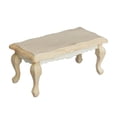 thumbnail image 1 of EeaseCA Miniature Tea Table Model Mini House Simulation Tea Table Wood Furniture, 1 of 8