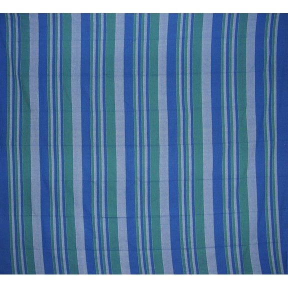Heavy Cotton Ribbed Bedspread  98" x 88" Full Blue