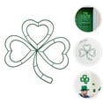 thumbnail image 5 of WEUVEB Iron Four Leaf Clover Wreath Frame for Irish Festival Home Decor, 5 of 7