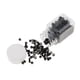 thumbnail image 5 of Lote de 500 microanillos de silicona con cuentas forradas para herramientas de extensiones de cabello adheridas Negro, 5 of 9